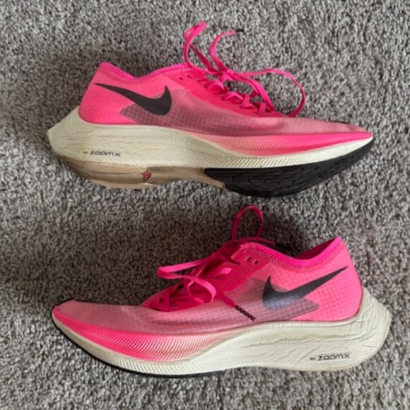 Nike ZoomX Vaporfly Electric Pink Blast Men's AO4568-600 - Picture 5 of 8